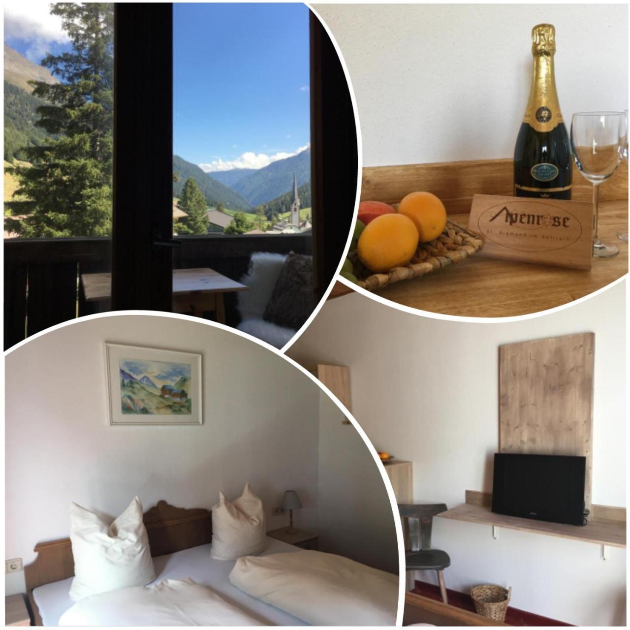 Pension Alpenrose Sankt Sigmund im Sellrain Экстерьер фото